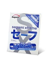 Презерватив Sagami Xtreme Ultrasafe с двойным количеством смазки - 1 шт. - Sagami - купить с доставкой в Пскове