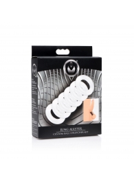 Комплект из 6 прозрачных эрекционных колец Ring Master Custom Ball Stretcher Kit - XR Brands - в Пскове купить с доставкой