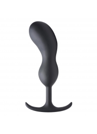 Черный массажер простаты с утяжелителями Premium Silicone Weighted Prostate Plug XL - 20,8 см. - XR Brands - в Пскове купить с доставкой