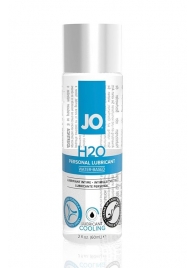 Охлаждающий лубрикант на водной основе JO Personal Lubricant H2O COOLING - 60 мл. - System JO - купить с доставкой в Пскове