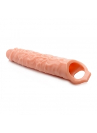Телесная насадка-удлинитель 3 Inch Extender Sleeve - 27,3 см. - XR Brands - в Пскове купить с доставкой