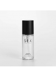 Съедобное cогревающее массажное масло Slow Sex - 50 мл. - Bijoux Indiscrets - купить с доставкой в Пскове