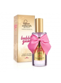 Разогревающее массажное масло Light My Fire Bubble Gum с ароматом бабл-гам - 100 мл. - Bijoux Indiscrets - купить с доставкой в Пскове