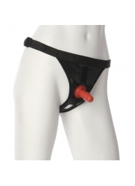 Трусики со штырьком для фиксации насадок Ultra Harness with Plug - Doc Johnson - купить с доставкой в Пскове