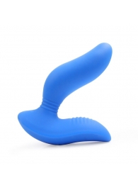 Синий вибромассажер простаты 3,5’’ Curve P-spot Massager - 12 см. - Erokay - в Пскове купить с доставкой