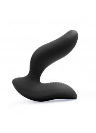 Черный вибромассажер простаты 3,5’’ Curve P-spot Massager - 12 см. - Erokay - в Пскове купить с доставкой