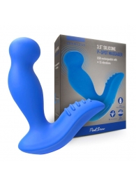 Синий вибромассажер простаты 3,5’’ P-spot Massager - 12,5 см. - Erokay - в Пскове купить с доставкой