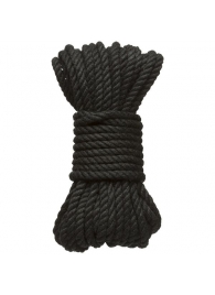 Черная верёвка для связывания и фиксации Bind Tie - 9,14 м. - Doc Johnson - купить с доставкой в Пскове