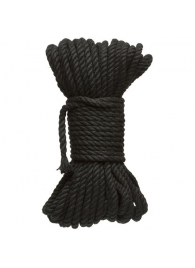 Черная верёвка для связывания и фиксации Bind Tie - 15,24 м. - Doc Johnson - купить с доставкой в Пскове