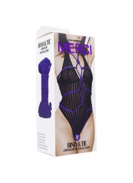 Фиолетовая верёвка для связывания и фиксации Bind Tie - 9,14 м. - Doc Johnson - купить с доставкой в Пскове