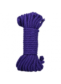 Фиолетовая верёвка для связывания и фиксации Bind Tie - 9,14 м. - Doc Johnson - купить с доставкой в Пскове