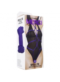 Фиолетовая верёвка для связывания и фиксации Bind Tie - 15,24 м. - Doc Johnson - купить с доставкой в Пскове