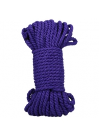 Фиолетовая верёвка для связывания и фиксации Bind Tie - 15,24 м. - Doc Johnson - купить с доставкой в Пскове