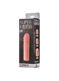 Фаллоудлинитель SUPER HERO Tempter - 16 см. - Lola Games - в Пскове купить с доставкой