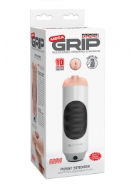 Мастурбатор-вагина Extreme Toyz Mega Grip Vibrating Stroker Mouth - Pipedream - в Пскове купить с доставкой