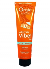 Гель с эффектом вибрации Lube Tube Vibe Low Sex On The Beach - 100 мл. - ORGIE - купить с доставкой в Пскове