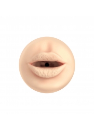 Телесный мастурбатор-ротик Feel Stroker Mouth - Kiiroo - в Пскове купить с доставкой
