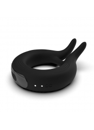 Черное эрекционное кольцо Marry Me Rechargeable Vibrating Cockring - Adrien Lastic - в Пскове купить с доставкой
