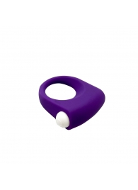 Фиолетовое эрекционное кольцо Puggle Vibrating Ring with Bullet - Adrien Lastic - в Пскове купить с доставкой