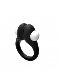 Черное эрекционное кольцо Zippy Vibrating Ring With Bullet - Adrien Lastic - в Пскове купить с доставкой