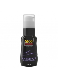 Пролонгирующая гель-смазка Sico Marathon - 50 мл. - Sico - купить с доставкой в Пскове