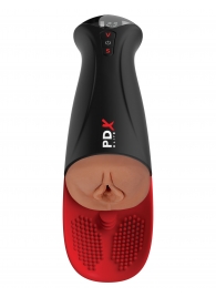 Мастурбатор-вагина в колбе с вибрацией Fuck-O-Matic Pro XL - Pipedream - в Пскове купить с доставкой