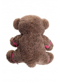 Бондажный набор: бурый мишка с розовыми оковами и наручниками - Pecado - купить с доставкой в Пскове