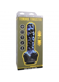 Черно-синяя мини-машина на присоске Tendril Thruster - 21,6 см. - Doc Johnson - купить с доставкой в Пскове