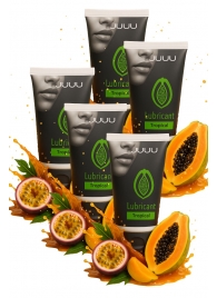 Набор из 5 съедобных лубрикантов JUJU со вкусом тропических фруктов - JuJu - купить с доставкой в Пскове