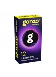 Презервативы с анестетиком для продления удовольствия Ganzo Long Love - 12 шт. - Ganzo - купить с доставкой в Пскове