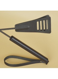 Черный кожаный стек «Сириус» - 60 см. - Sitabella - купить с доставкой в Пскове