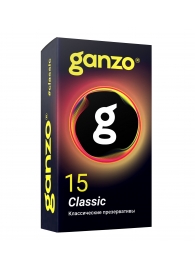 Классические презервативы с обильной смазкой Ganzo Classic - 15 шт. - Ganzo - купить с доставкой в Пскове