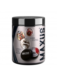 Черные утолщенные презервативы MAXUS Extra Strong с железным кейсом - 15 шт. - Maxus - купить с доставкой в Пскове