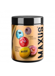 Точечные презервативы MAXUS 2000 Amazing Dots с железным кейсом - 12 шт. - Maxus - купить с доставкой в Пскове