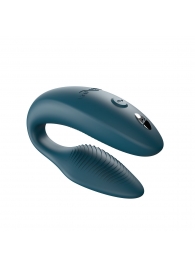 Зеленый вибратор для пар We-Vibe Sync 2 с пультом ДУ - We-vibe купить в Пскове с доставкой в Orgasmix.ru Зеленый вибратор для пар We-Vibe Sync 2 с пультом ДУ - We-vibe