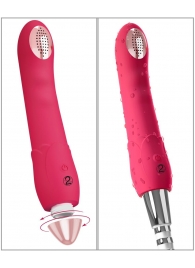 Малиновая насадка на душ с вибрацией Showers to orgasm - 20,1 см. - Orion - купить с доставкой в Пскове