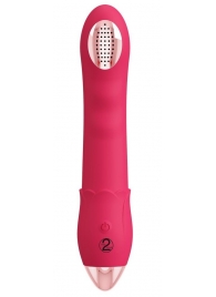 Малиновая насадка на душ с вибрацией Showers to orgasm - 20,1 см. - Orion - купить с доставкой в Пскове