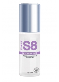 Лубрикант на водной основе S8 Glycerin Free без глицерина - 125 мл. - Stimul8 - купить с доставкой в Пскове