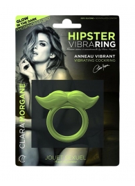 Люминесцентное эрекционное виброкольцо Hipster - Clara Morgane - в Пскове купить с доставкой