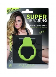 Люминесцентное эрекционное виброкольцо Super - Clara Morgane - в Пскове купить с доставкой