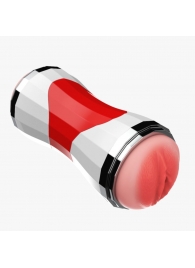 Двусторонний мастурбатор в колбе Power Grip Cup - вагина и ротик - Boys of Toys - в Пскове купить с доставкой