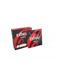 Презервативы с ароматом колы Expert Cola - 3 шт. - Expert - купить с доставкой в Пскове