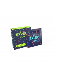 Светящиеся в темноте презервативы Expert Neon - 3 шт. - Expert - купить с доставкой в Пскове
