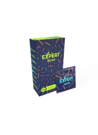 Светящиеся в темноте презервативы Expert Neon - 15 шт. - Expert - купить с доставкой в Пскове