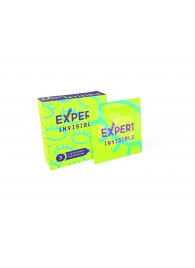Ультратонкие презервативы Expert Invisible - 3 шт. - Expert - купить с доставкой в Пскове