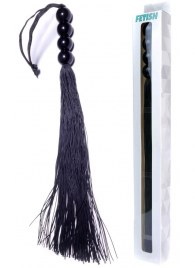 Черная силиконовая плеть - 37 см. - Boys of Toys - купить с доставкой в Пскове