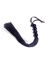 Черная силиконовая плеть - 37 см. - Boys of Toys - купить с доставкой в Пскове