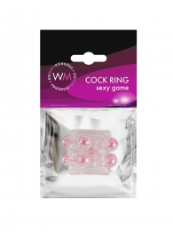 Прозрачная насадка на пенис с цветными шариками - Erowoman-Eroman - в Пскове купить с доставкой