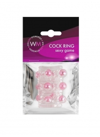 Прозрачная сквозная насадка на пенис с цветными шариками - Erowoman-Eroman - в Пскове купить с доставкой