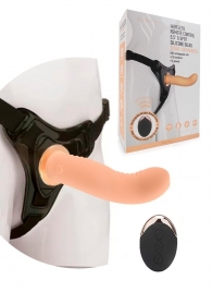 Женский вибрострапон со съемной насадкой и пультом ДУ - Erokay - купить с доставкой в Пскове